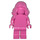 LEGO Awesome Dark Rosa Monochrome Minifigure