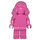 LEGO Awesome Dark Pink Monochrome Minifigure