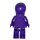 LEGO Awesome Dark Purple monochrome Minifigure