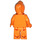LEGO Awesome Orange Monochrome Minifigur