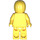 LEGO Awesome Geel monochrome minifiguur