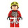 LEGO B-Vinge Pilot med Reddish Brun Hjälm  Minifigur