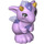 LEGO De bébé Dragon avec Transparent Purple (Fledge) (25492)