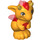 LEGO De bébé Dragon avec Transparent rouge (Spark) (25493)