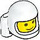 LEGO Baby Head with White Space Helmet and Air Tanks (107468)