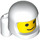 LEGO Baby Head with White Space Helmet and Air Tanks (107468)