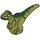 LEGO Baby Raptor mit Green Dekoration und Gelb Augen (37829 / 65440)