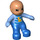LEGO Baby with Blue Striped Romper Duplo Figure