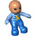 LEGO Baby mit Blau Striped Romper Duplo-Figur