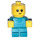 LEGO De bébé avec Dark Turquoise Jumper Figurine