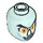LEGO Balthazar Vampire Bat Male Minidoll Head (57491 / 92240)
