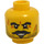 LEGO Bandit Head (Safety Stud) (3626 / 99275)