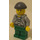 LEGO Bandit / Prisoner, Hooded Torso, with &#039;60675&#039; on Striped Shirt. Minifigure