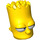 LEGO Bart Simpson Head with Eyes Looking Left (16369)