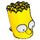 LEGO Bart Simpson Head with Wide Eyes (16809)