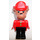 LEGO Barty Bulldog with Fire Helmet and Buttons on Shirt Fabuland Figure