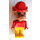 LEGO Barty Bulldog mit Feuer Helm Fabuland Zahl