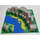 LEGO Grondplaat 32 x 32 Canyon Plaat met Blauw Stream met Sand (6024 / 6207)