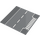 LEGO Baseplate 32 x 32 Road 6-Stud T Intersection with White Dashed Lines and Crosswalk (44341 / 54202)