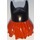 LEGO Batgirl Mask with Red Hair (15698)