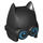 LEGO Batman Cowl Masker met Open Chin met Bril (36325)