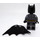 LEGO Batman - Dark Stone Grau Suit, Gold Gürtel, Schwarz Hände, Spongy Umhang Minifigur