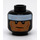 LEGO Batman - Dark Stone Gray Suit, Gold Belt, Black Hands, Spongy Cape Minifigure Head (Recessed Solid Stud) (3626 / 20053)