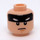 LEGO Batman - From Lego Batman Movie with Utility Belt Minifigure Head (Recessed Solid Stud) (3626 / 30734)