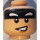 LEGO Batman - From Lego Batman Movie with Utility Belt Minifigure Minifigure Head (Recessed Solid Stud) (29438 / 31831)