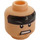 LEGO Batman - From Lego Batman Movie with Utility Belt Minifigure Minifigure Head (Recessed Solid Stud) (29438 / 31831)