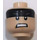 LEGO Batman - From Lego Batman Movie with Utility Belt Minifigure Minifigure Head (Recessed Solid Stud) (29438 / 31831)