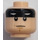 LEGO Batman Minifigure Head (Recessed Solid Stud) (3626 / 34178)