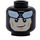 LEGO Batman Minifigur Huvud (Infälld solid knopp) (54879 / 76513)