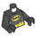 LEGO Batman Torso with Yellow Oval Crest and Yellow Belt (76382 / 88585)