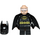 LEGO Batman mit Schwarz Anzug und Gelb Gürtel Minifigur (Aktualisierte Verkleidung)