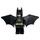 LEGO Batman avec Noir Costume et Jaune Ceinture avec Ailes et Noir Bandeau Minifigurine