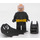 LEGO Batman s Černá Oblek a Žlutá Utility Pás s Crooked / Angry Ústa  Minifigurka