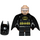 LEGO Batman mit Schwarz Suit Minifigur (Aktualisierte Motorhaube)