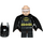 LEGO Batman met Zwart Suit minifiguur (Bijgewerkte kap)