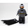 LEGO Batman with Dark Stone Gray Suit and Gold Belt with Black Boots Minifigure