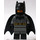 LEGO Batman jossa Dark Stone Harmaa Puku ja Gold Vyö jossa Suuri Lepakko logo Minihahmo