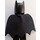 LEGO Batman mit Dark Stone Grau Anzug und Gold Gürtel mit Printed Schwarz Beine Minifigur