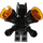 LEGO Batman med Dark Stone grå Kostym och Gold Outline Bälte med Raket Pack Minifigur