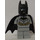 LEGO Batman mit Grau Anzug und Gold Gürtel mit Serious / Angry Expression  Minifigur