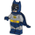 LEGO Batman with Gray Suit and Yellow Belt with Dark Blue Boots and Rubber Cape Minifigure