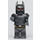 LEGO Batman med Pearl Dark Grå Drakt og Rustning med Røde øyne Minifigur