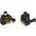 LEGO Batman with Short Legs and Short Black Cape Minifig Torso (973 / 76382)