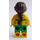 LEGO Beach Person with White Dotted Green Bikini Minifigure