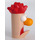 LEGO Beaker Head with Red Hair