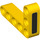 LEGO Strahl 3 x 5 Gebogen 90 Grad, 3 und 5 Löcher mit Schwarz Gitter (32526 / 76934)